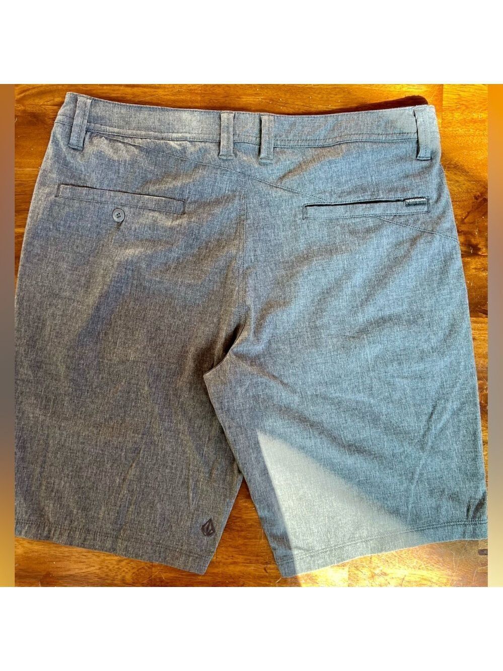 Volcom Men's Snt Frickin Static Surf Turf Hybrid Shorts Charcoal Size 34 - Picture 5 of 15